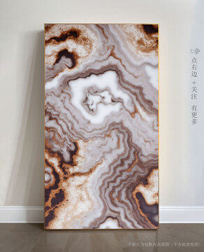 玄關(guān)大理石背景墻抽象畫