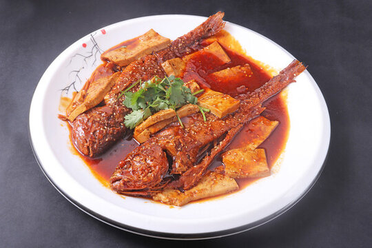 黃魚燒豆腐