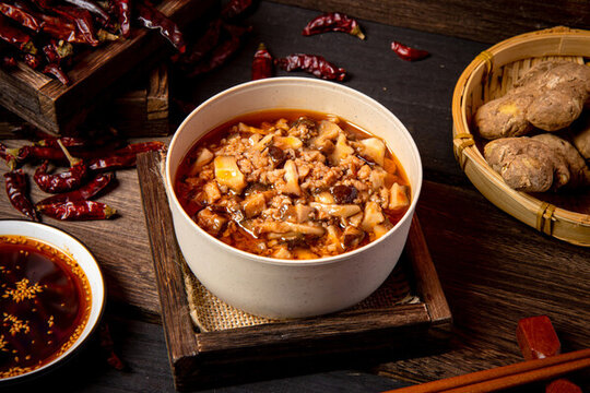 小份香菇肉沫