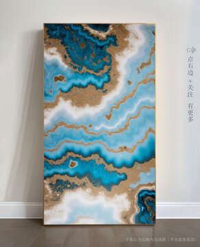 過道裝飾畫大理石玄關(guān)背景墻
