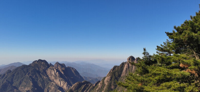 黃山山巒