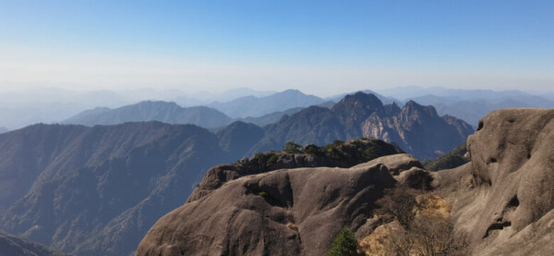 黃山山巒