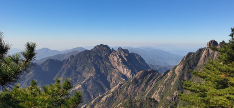 黃山山巒
