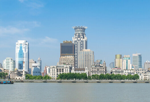 上海外灘老建筑全貌