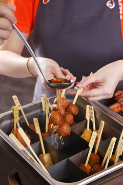 關(guān)東煮香肉丸關(guān)東煮魚丸