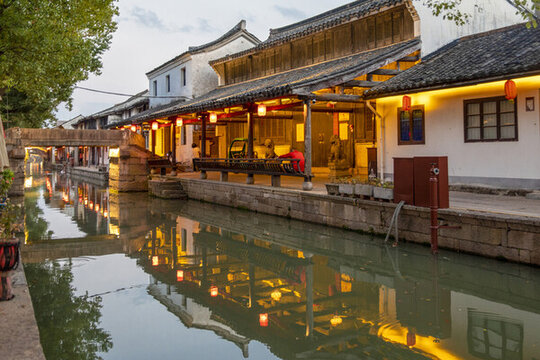 安昌古鎮(zhèn)夜景