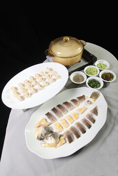 翅湯黃魚水餃