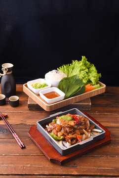 五花肉包飯