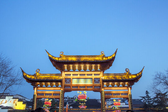 夫子廟古建筑牌樓
