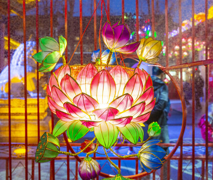 蓮花彩燈