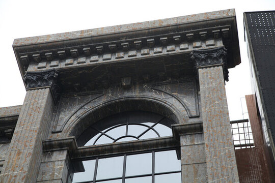 大理石裝飾花崗巖外墻建筑