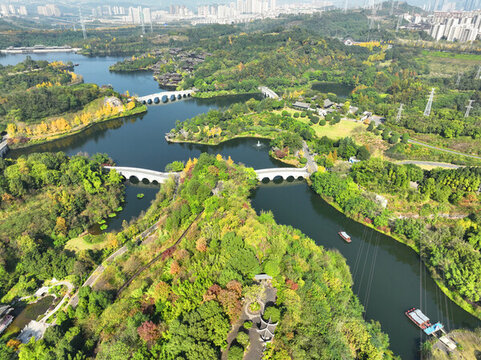 重慶園博園全景