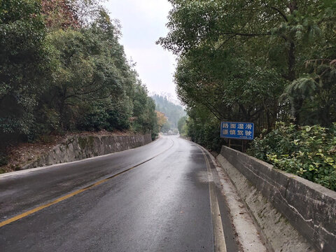 雨后的农村道路