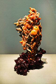 青田石雕金魚(yú)