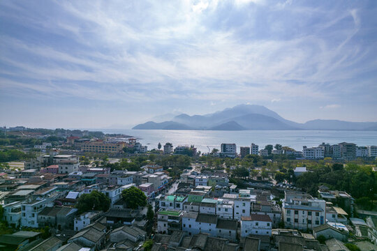 濱海建筑山海大鵬民房建筑