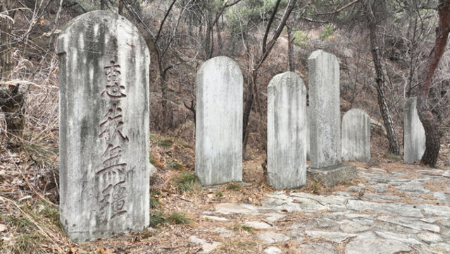 平度大澤山石碑
