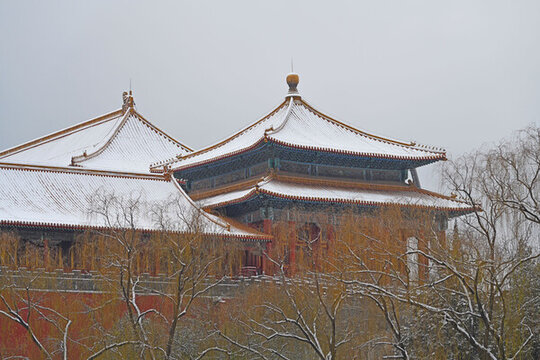 故宮午門(mén)雪景