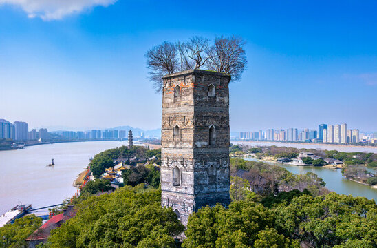 溫州市江心嶼江心雙塔