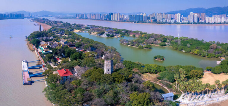 溫州市江心嶼江心雙塔