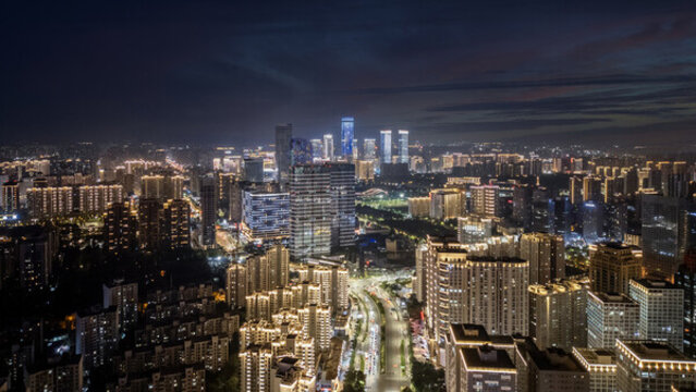 西安高新區(qū)夜景