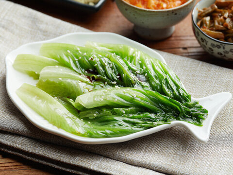爽口白灼生菜