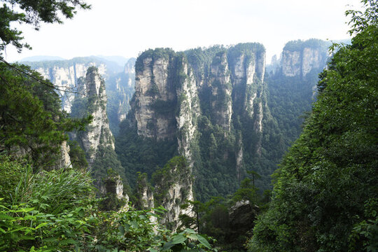 湖南張家界武陵源景區(qū)袁家界風(fēng)光