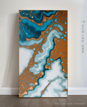 唯美條紋藝術(shù)畫大理石