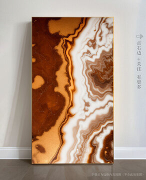 奢華大理石紋玄關(guān)背景墻