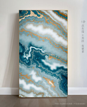 精美大理石底紋抽象畫(huà)