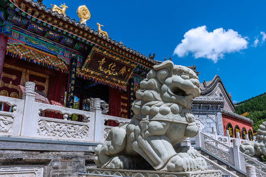中國山西忻州五臺山廣化寺