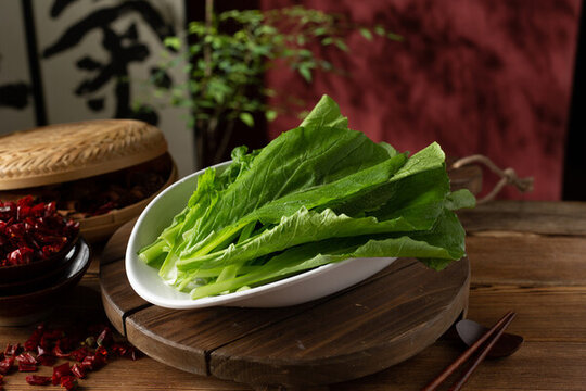 盤(pán)裝油麥菜