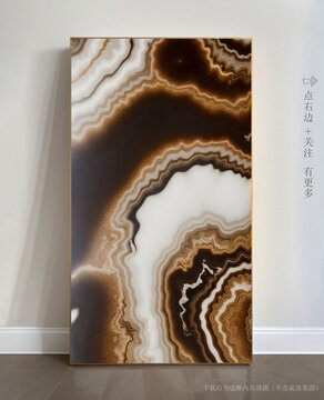 唯美條紋藝術(shù)畫大理石