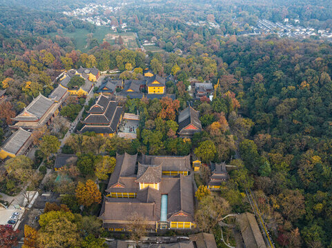 杭州靈隱寺秋色