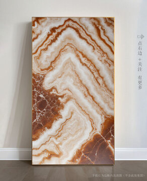 抽象大理石玄關(guān)裝飾畫