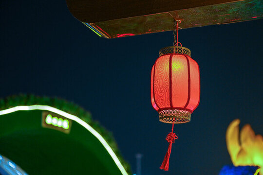 中國開封菊花文化節(jié)市民廣場(chǎng)夜景
