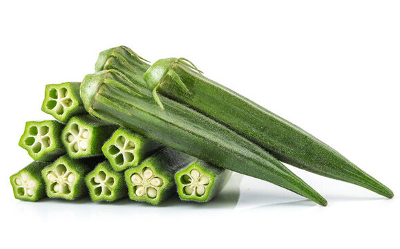 綠色蔬菜秋葵