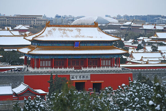 故宮博物院雪景