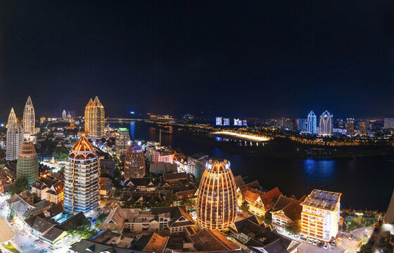 云南西雙版夜景