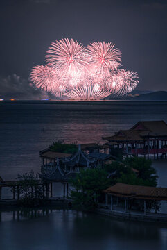 無錫黿頭渚中秋煙花大會(huì)
