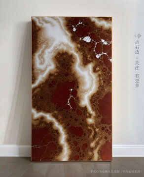 過道裝飾畫大理石玄關(guān)背景墻