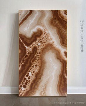 抽象大理石背景墻掛畫(huà)