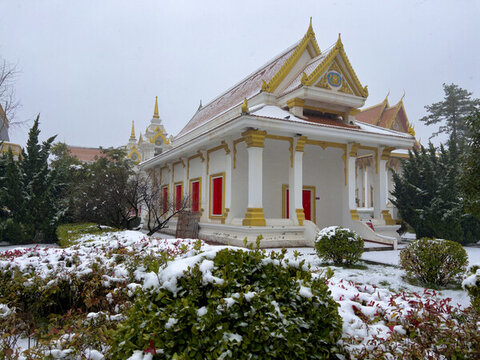 洛陽白馬寺雪景