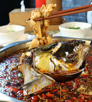 牛蛙魚(yú)頭火鍋