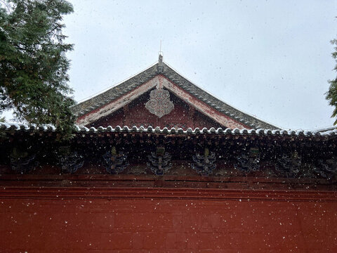 白馬寺雪景