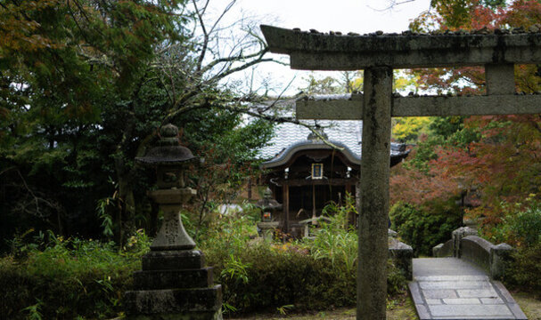 有些詭異感覺(jué)的神社