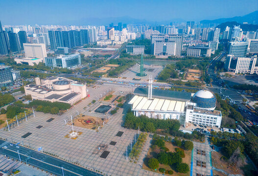 溫州市世紀(jì)廣場(chǎng)城市風(fēng)光