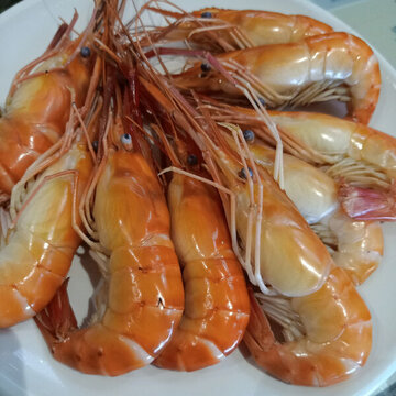 白灼明蝦