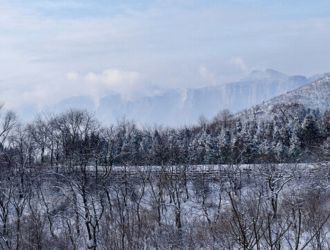 太行山霧雪