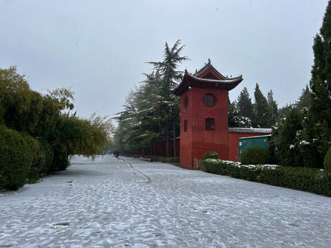 白馬寺雪景