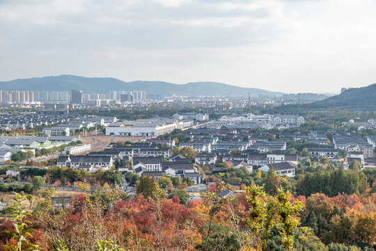 蘇州天平山秋景